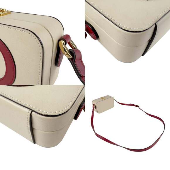 GUCCI Authentic Cream Leather Shoulder Bag - Picture 4 of 5